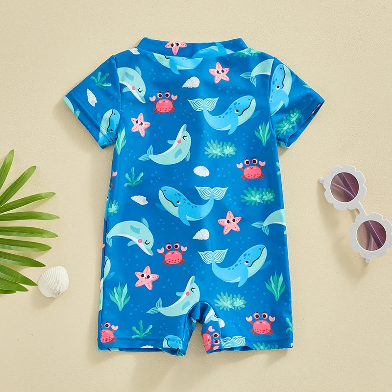 Maxime Baby Swimsuit - Sea Creatures