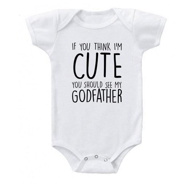 Godmother or Godfather Onesie for Baby Boys & Girls Bitsy Bug Boutique