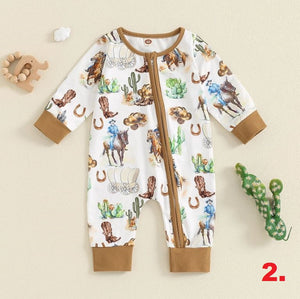 Western Cowboy Onesie