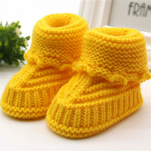 Crochet Knit Booties