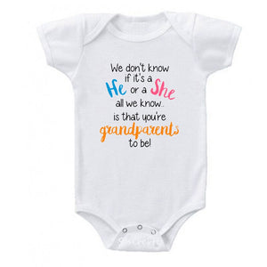 You're Grandparents To Be Onesie