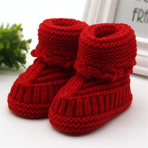 Crochet Knit Booties