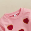 Fuzzy Hearts Onesie