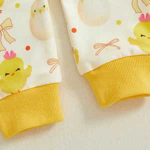Easter Chick Outfit & Bow