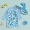 Ocean Waters Swimsuit & Hat