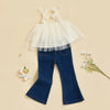Tilly Tulle Top & Jeans