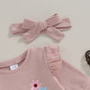 Lil Sis Ruffled Flower Onesie & Bow