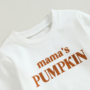 Mama's Pumpkin Sweater & Flare Pants