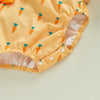Lace Carrot Easter Romper & Headband