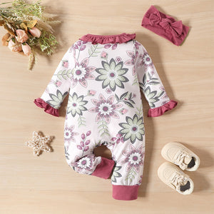 Reena Ruffle Onesie & Headband