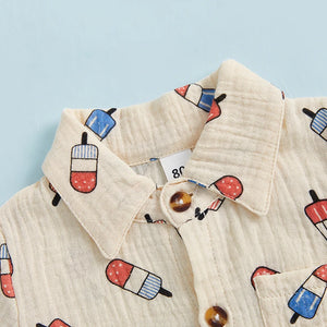Collared Ice Pop Summer Outfit