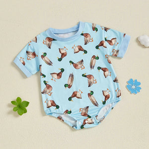 Baby Blue Duck Onesie