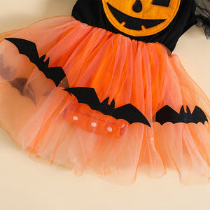 Pumpkin Witch Dress & Headband Costume