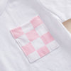 Checkered Pocket T-shirt & Shorts