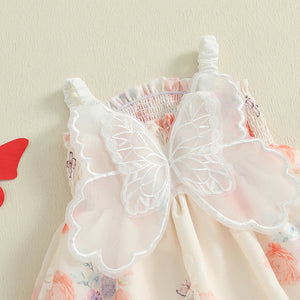 Flower Garden Butterfly Dress