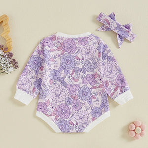 Fae Flower Onesie & Bow