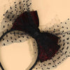 Lace Pumpkin Bow Headband