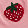 Knit Strawberry Ruffle Onesie