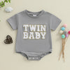 2 Pack Twin Baby Onesies