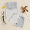 Gray Two Tone Sleeveless Hoodie Outfit