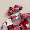 Plaid Tutu Dress Outfit & Headband