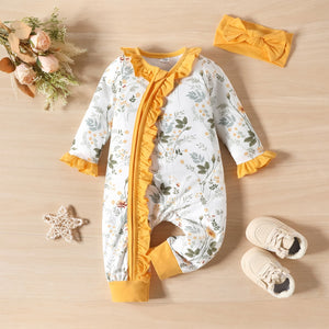 Reena Ruffle Onesie & Headband