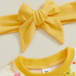 Easter Chick Outfit & Bow