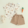 Button Up Easter Shirt & Shorts