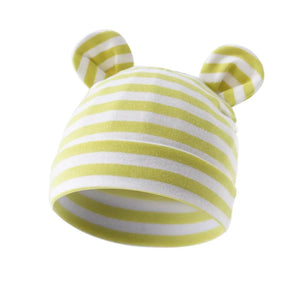 Striped Ear Beanie Hat