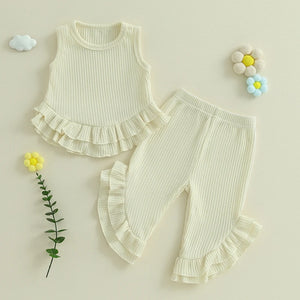 Solid Ruffled Marion Outfit