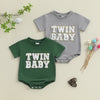 2 Pack Twin Baby Onesies