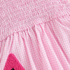Plaid Watermelon Ruffle Dress & Bow