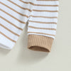 Ribbed Striped Onesie & Pants