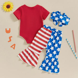 USA Bell Bottoms Outfit & Bow