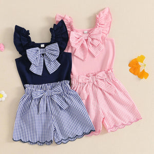 Plaid Paloma Bow Outfit