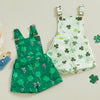 Lucky Clover Shorts Overalls