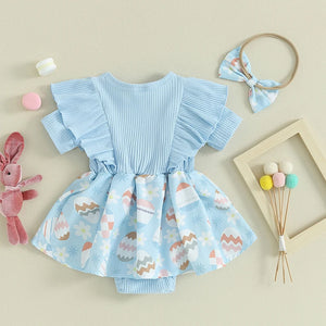 Spring Easter Dress & Headband