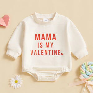 Mama is My Valentine Onesie