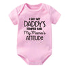 Daddy's Temper & Mama's Attitude Onesie