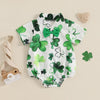 Collared Bow Tie Clover Onesie