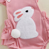 Pink Ruffles Bunny Romper & Bow