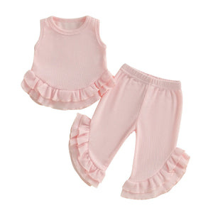Solid Ruffled Marion Outfit