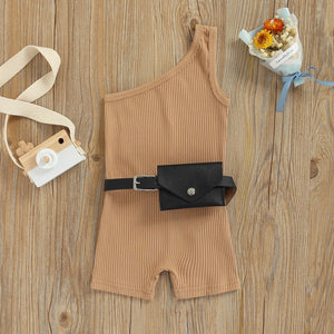 Off Shoulder Norma Romper & Belt