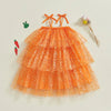 Layered Carrot Easter Dress