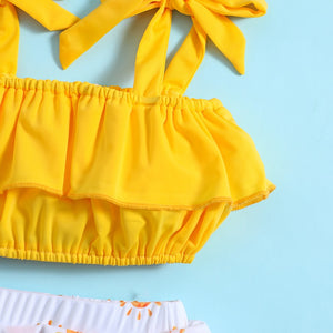 Ruffled Sunshine Swimsuit