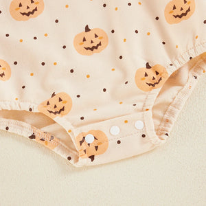 Polka Dot Pumpkin Onesie