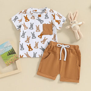 Pocket Bunny T-shirt & Shorts