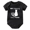 My Sibling Has Paws Cat Onesie