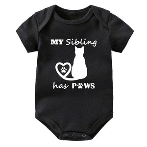 My Sibling Has Paws Cat Onesie