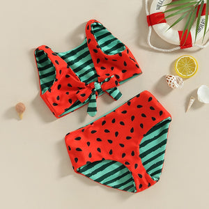 Reversible Watermelon Bikini Swimsuit
